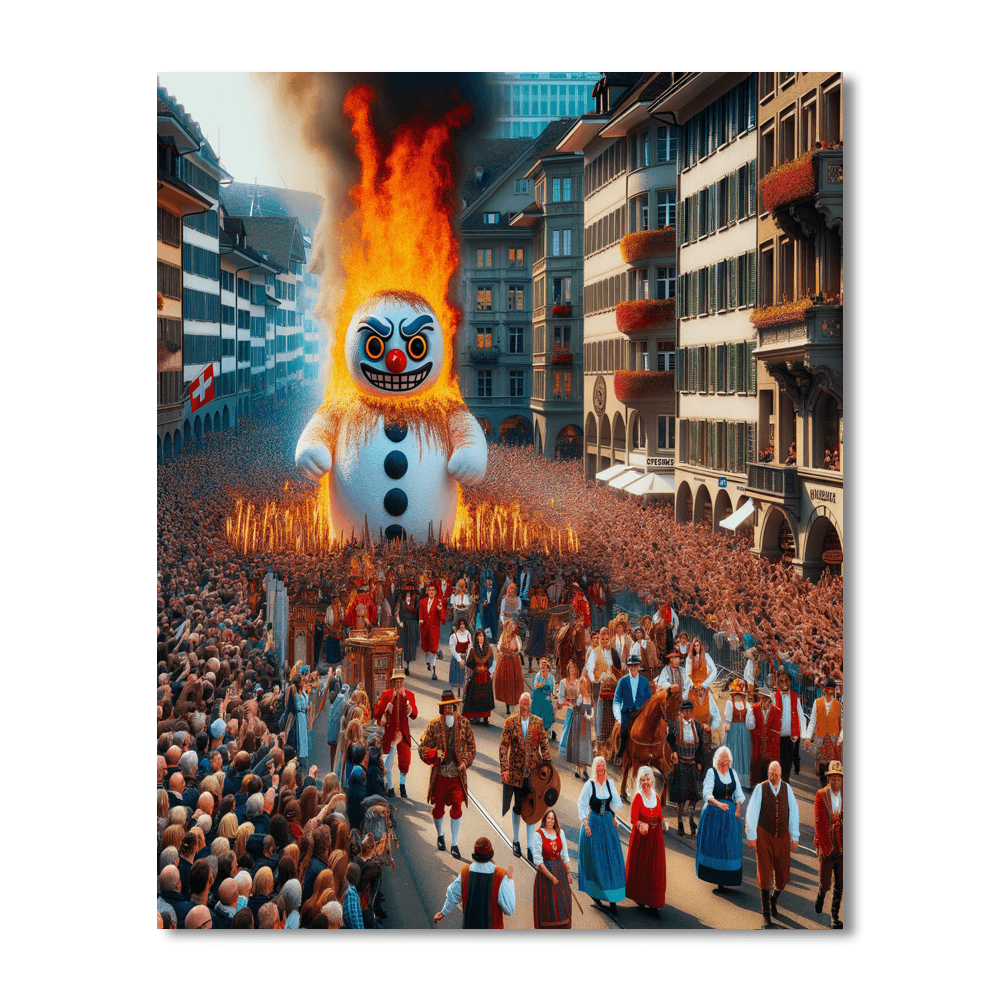 Sechseläuten - Switzerland DIY Paint By Numbers