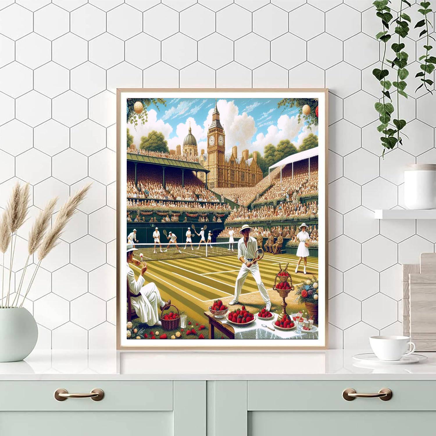 Wimbledon Tennis Championships - London Painting By Numbers Kit