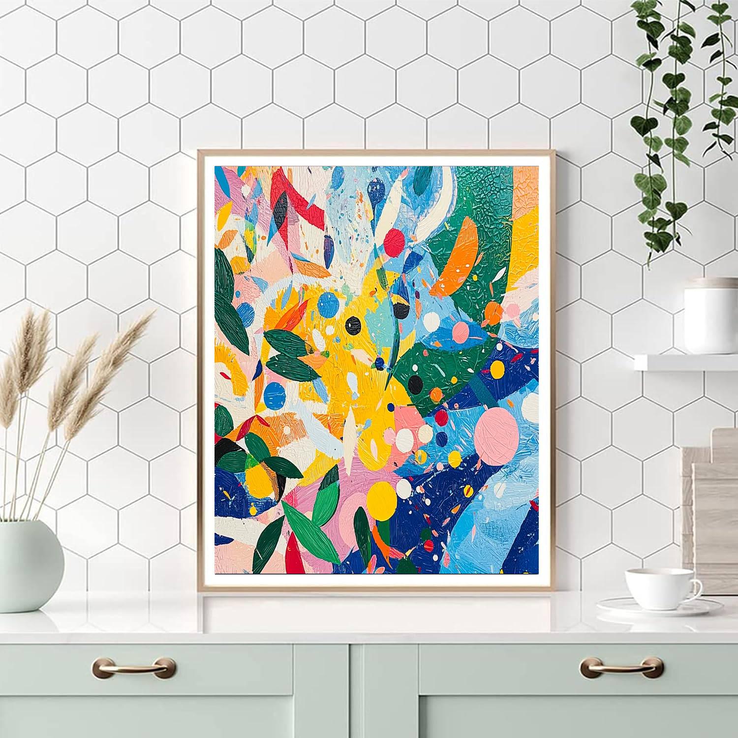 Joan Miró Inspired Bountiful Inspirations  Paint By Color