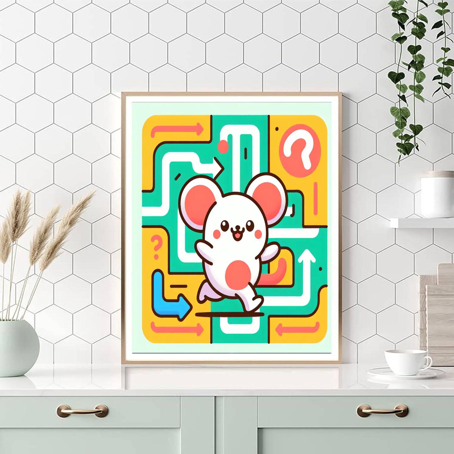 Mystery Maze Adventure Paint By Numbers