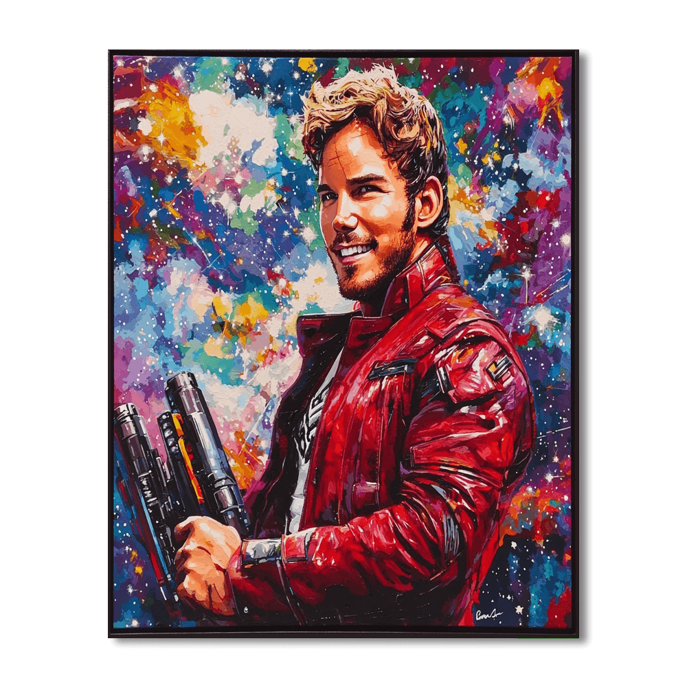 Chris Pratt: The Adventure Of A Cosmic Star-lord Paint By Number