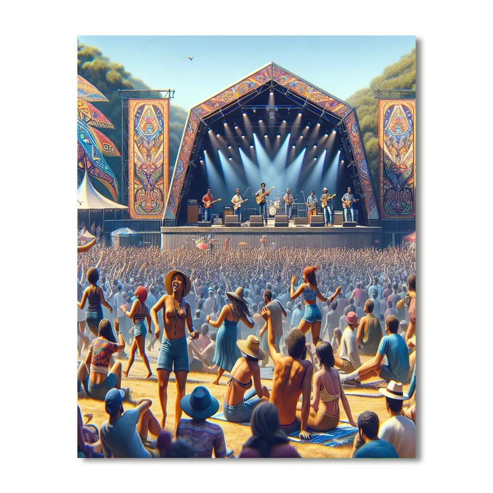 Bluesfest Painting Number Kit