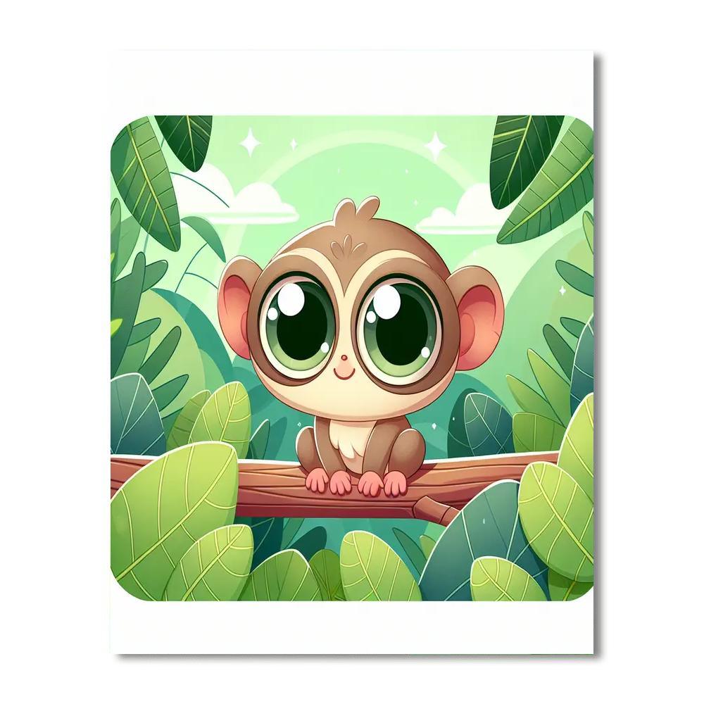 Twinkling Tarsier Numbered Painting Kits