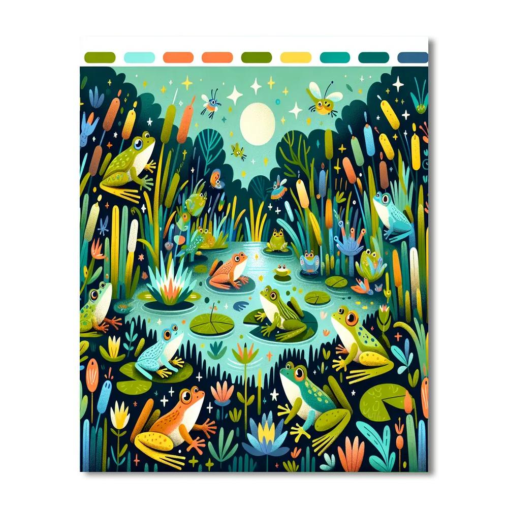 Mystical Marshlands Number Painting
