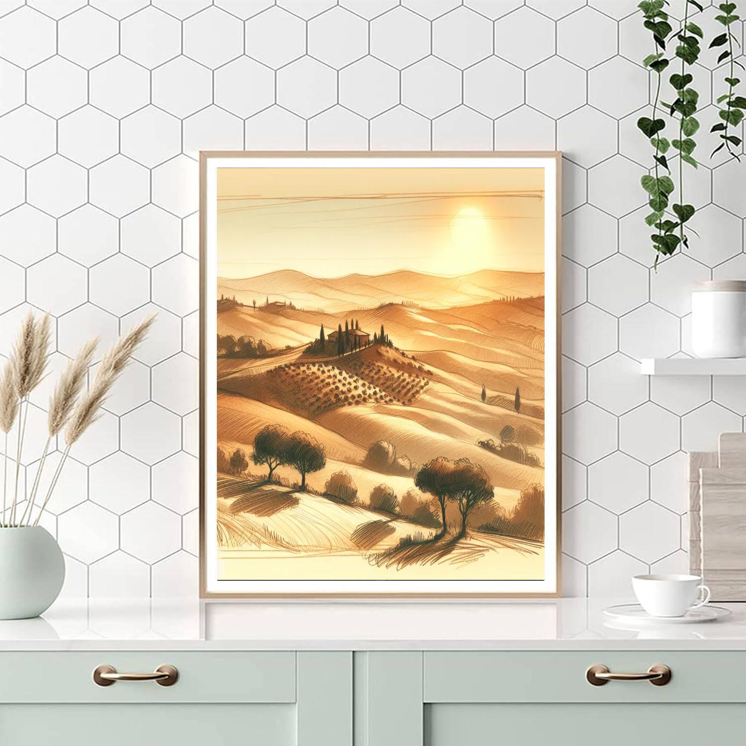 Morning In Tuscany Numbered Painting Kits