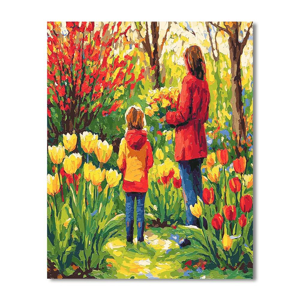 Blossoms Of Togetherness Numbered Painting Kits