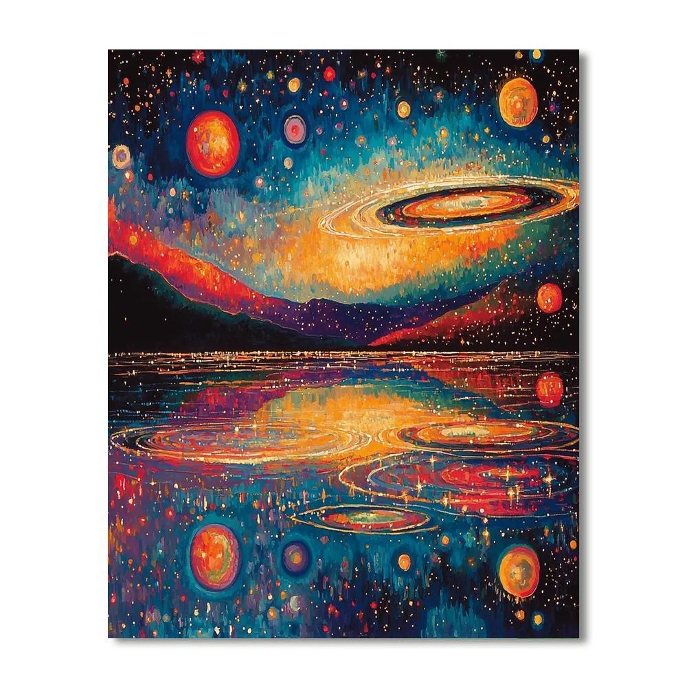 Vassily Kandinsky Inspired Eternal Space Wonder  Paint By Numbers