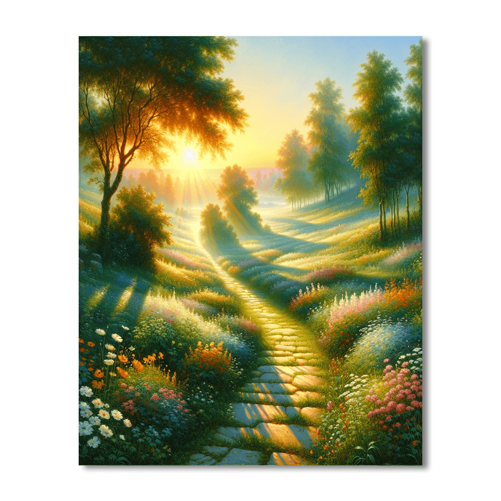 Sunrise Stroll Painting By Numbers Kit