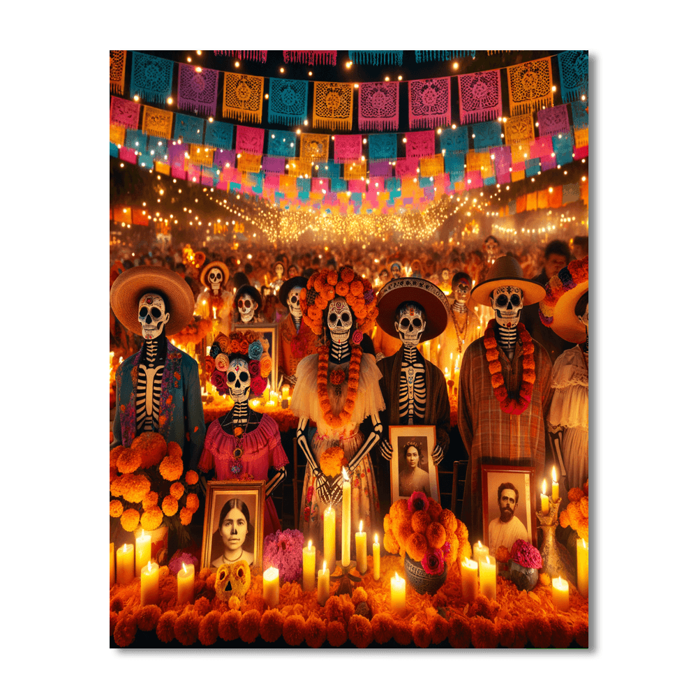 Day Of The Dead - Mexico Paint By Numbers Art