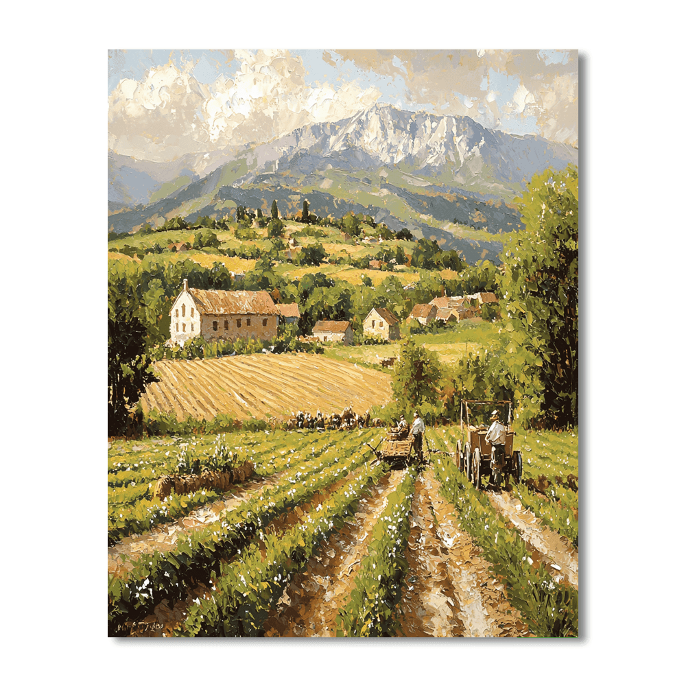 Jean-François Millet Inspired Pastoral Life  Paint By Numbers