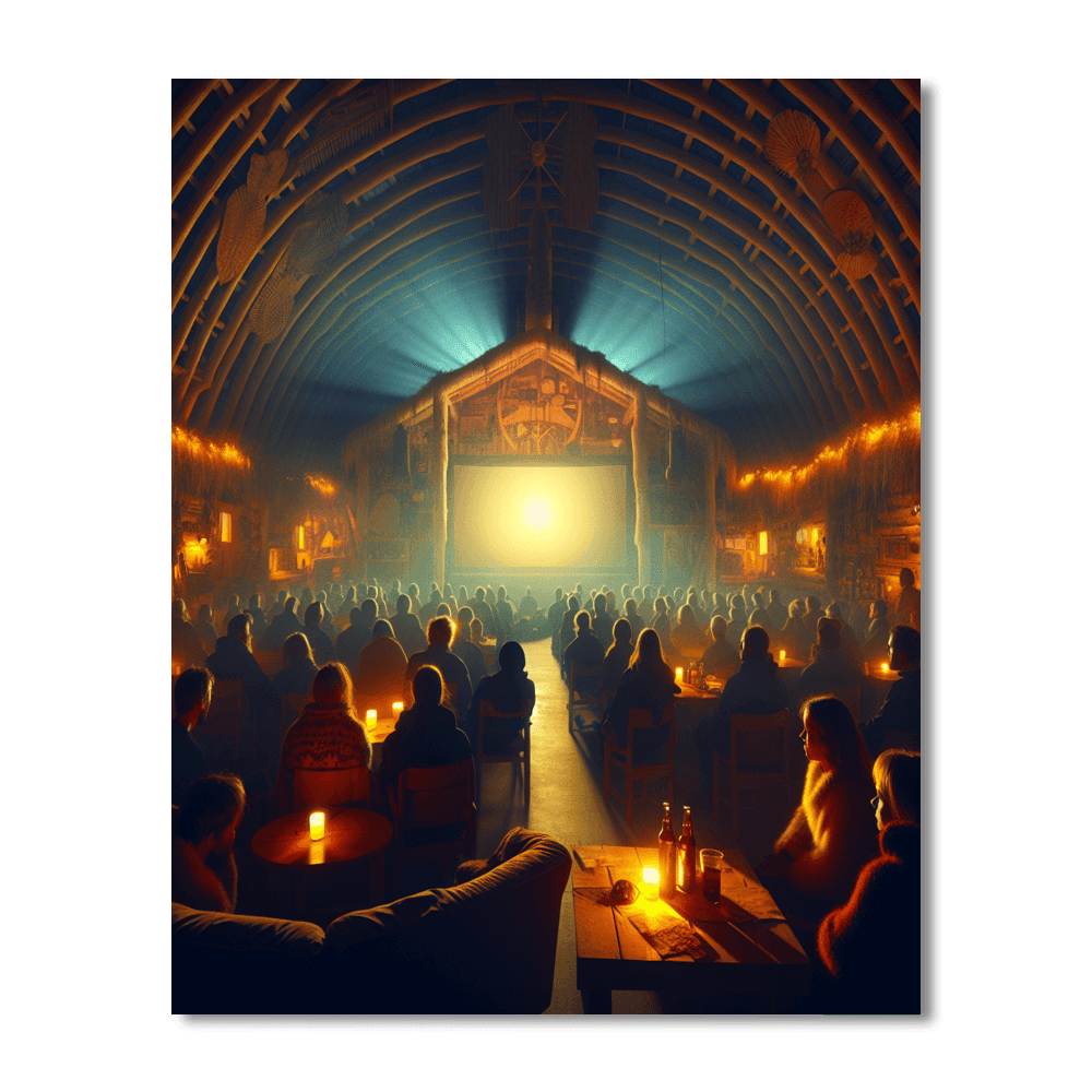 Midnight Sun Film Festival - Finland Number Painting