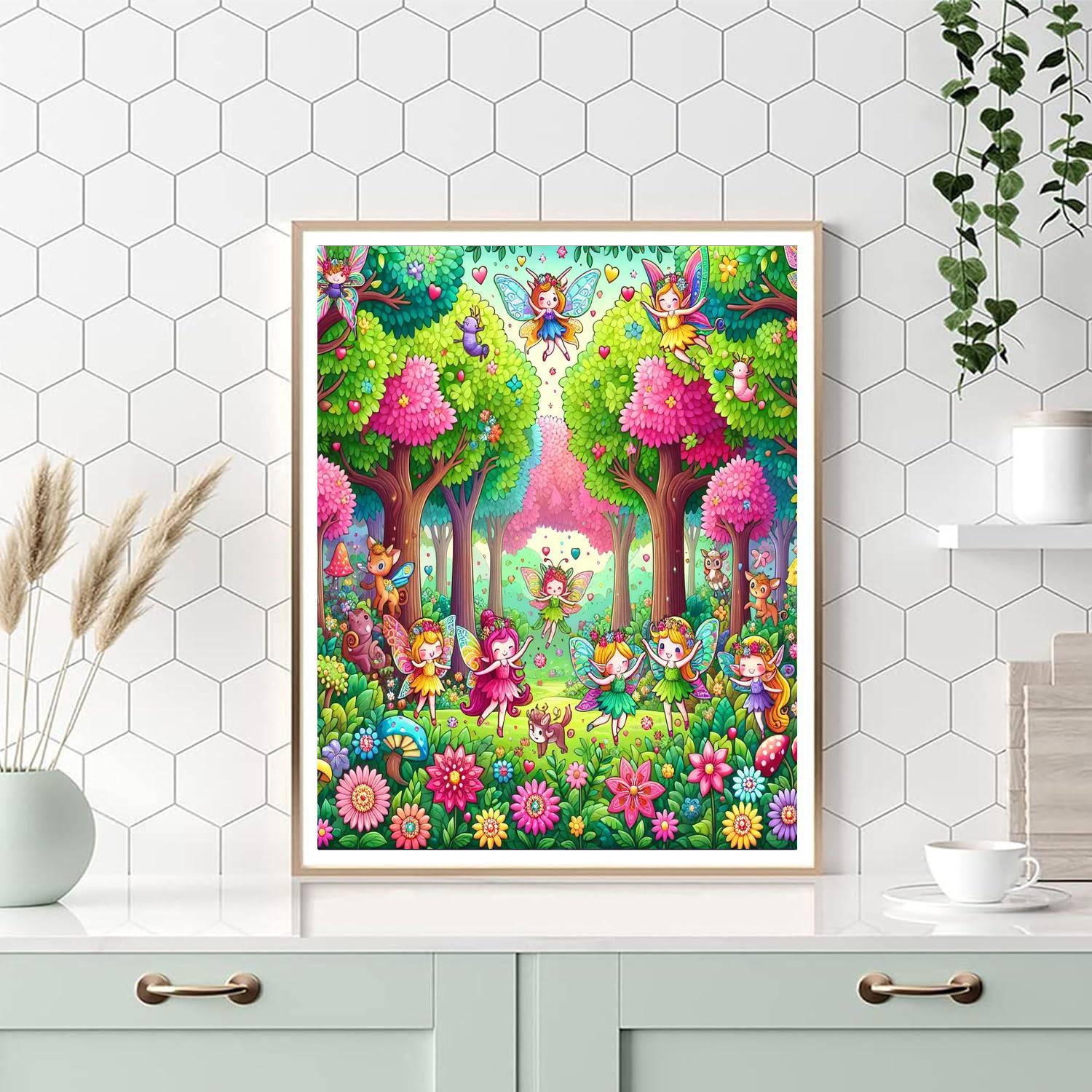 Magical Forest Exploration Paint By Numbers