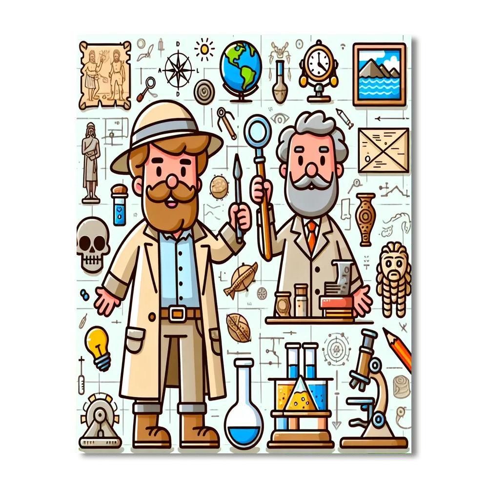 Historical Heroes Quest Numbered Painting Kits