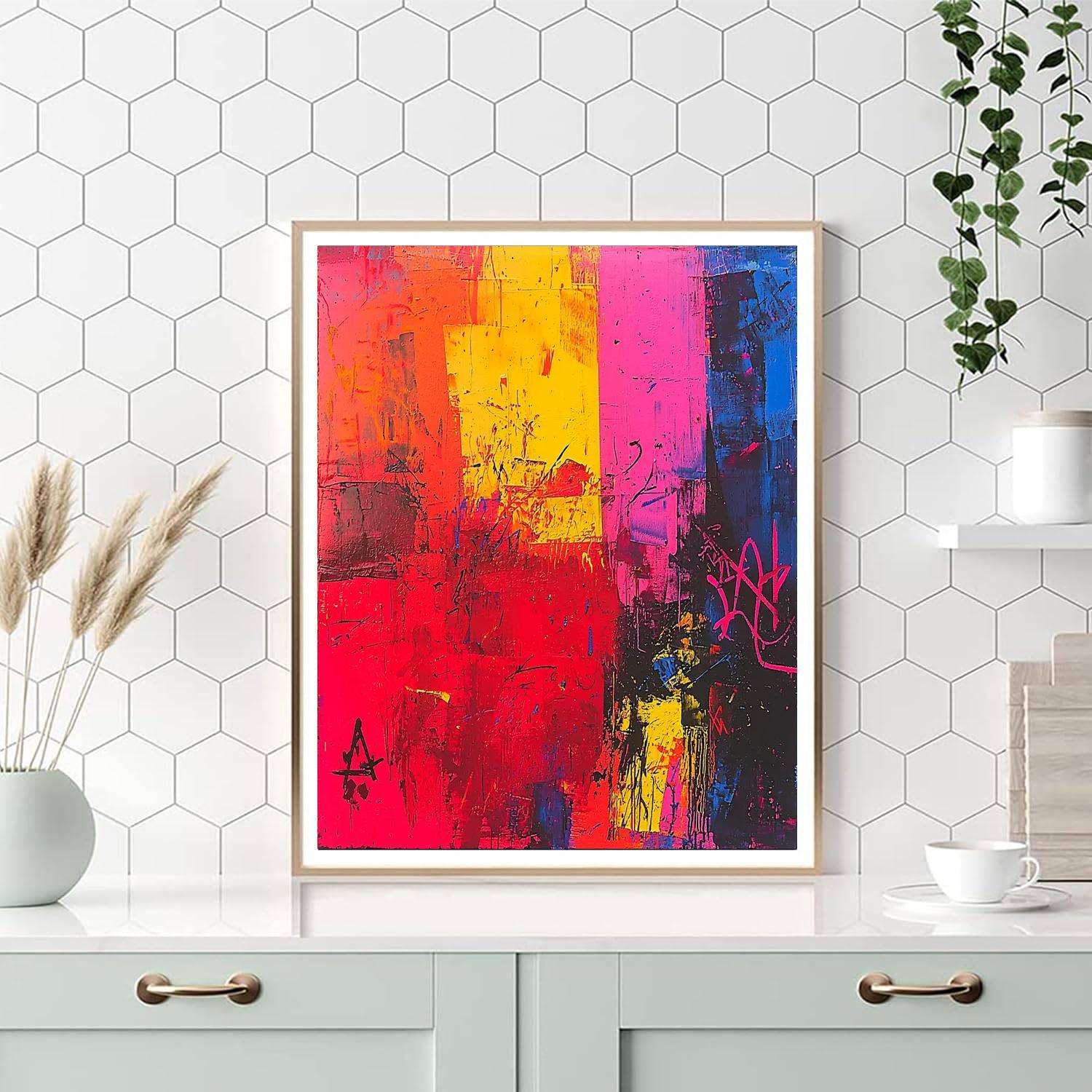 Jean-Michel Basquiat Inspired Urban Resilience  Paint By Numbers Art