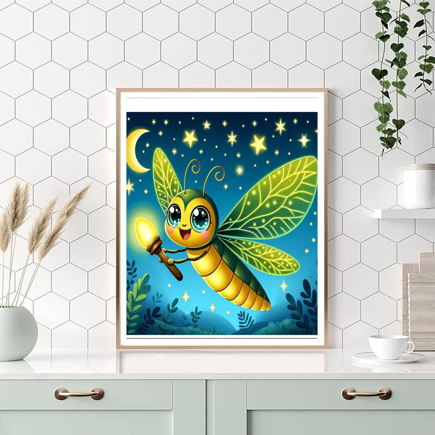 Bright Firefly Paint By Numbers