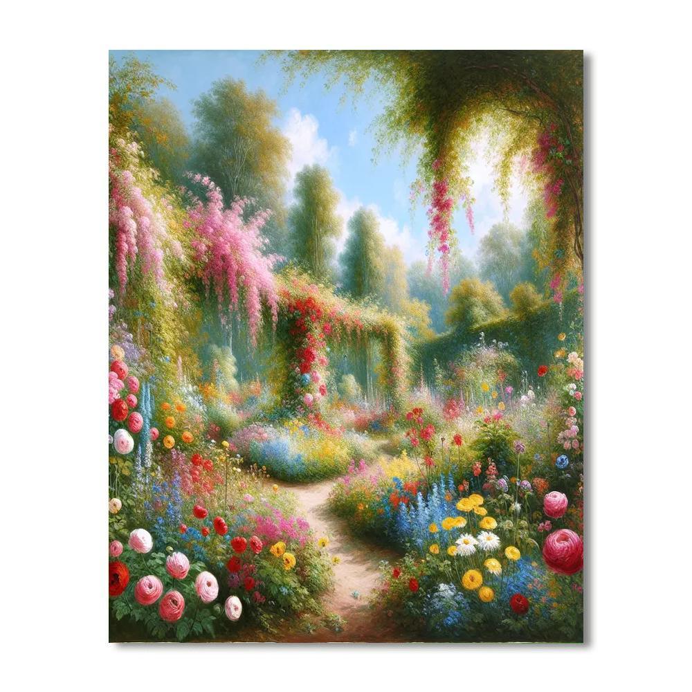 Colorful Secret Garden Paint By Numbers