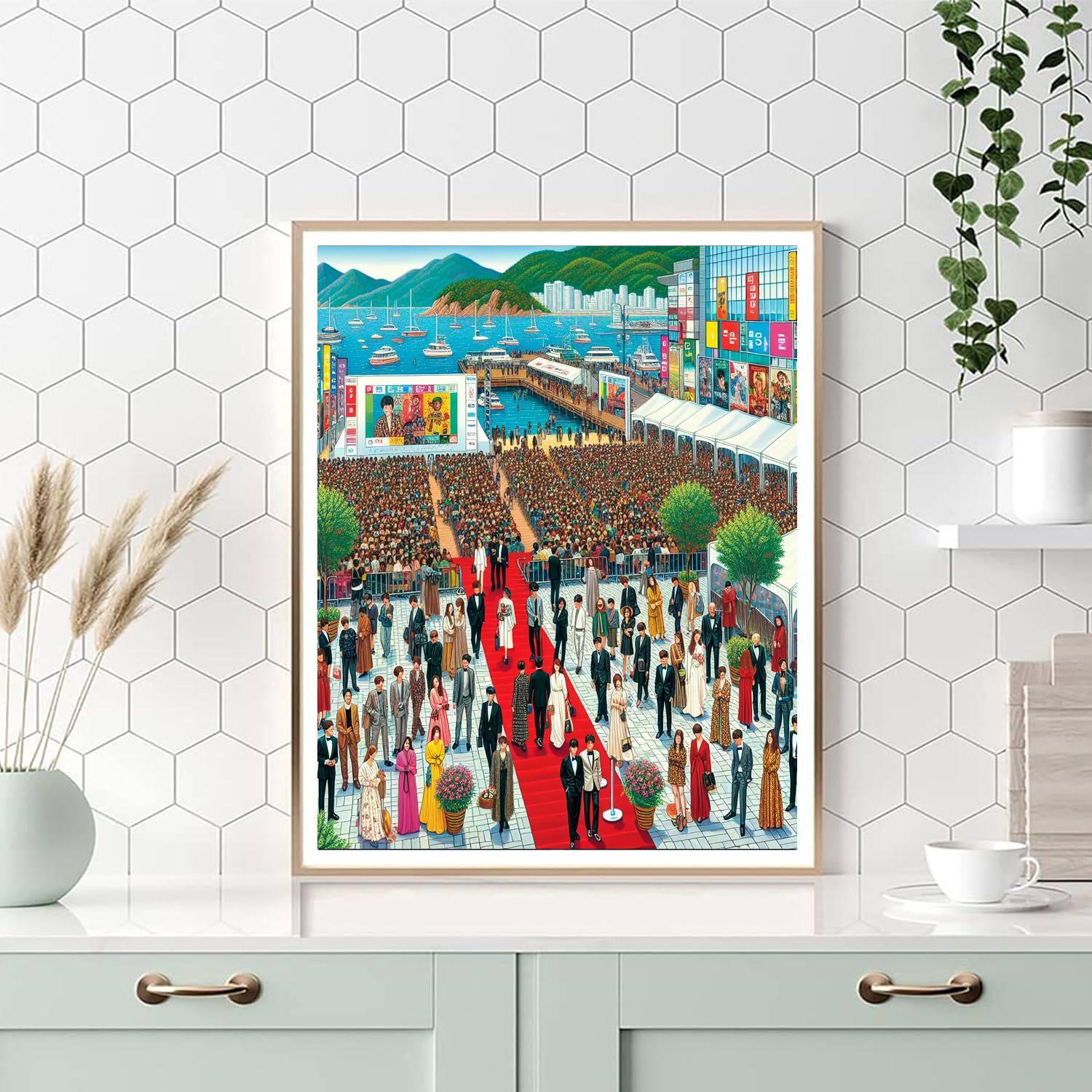 Pusan International Film Festival - South Korea Paint By Numbers Art