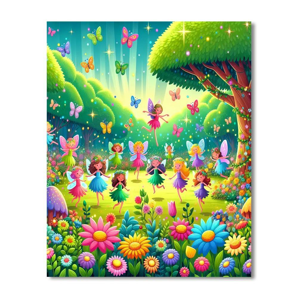 Magical Fairy Grove Paint By Number
