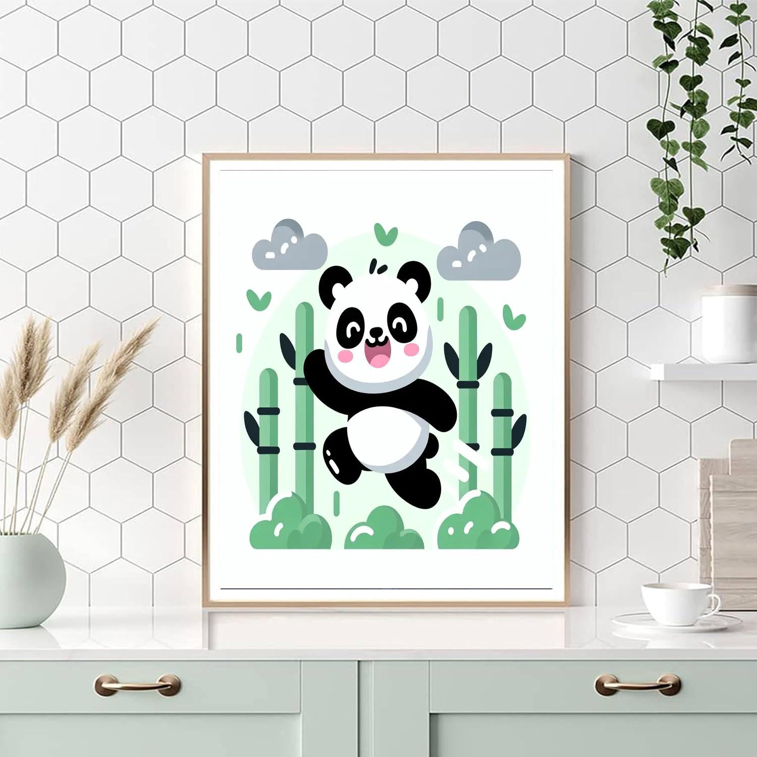 Bouncy Panda Painting By Numbers Kit