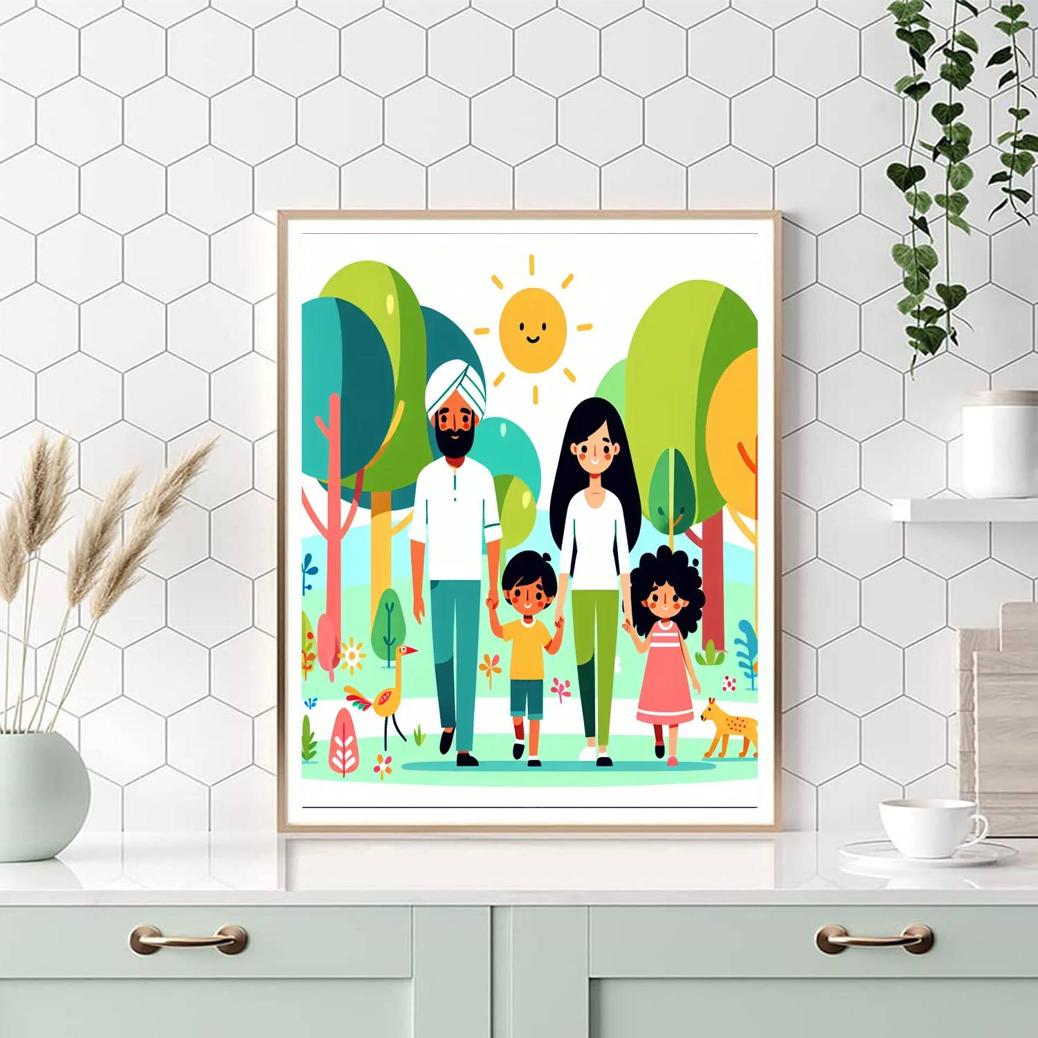 Gentle Woodland Stroll Painting By Numbers Kit