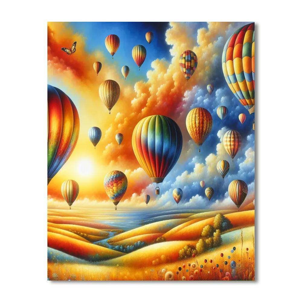 Whirlwind Adventure Painting By Numbers Kit