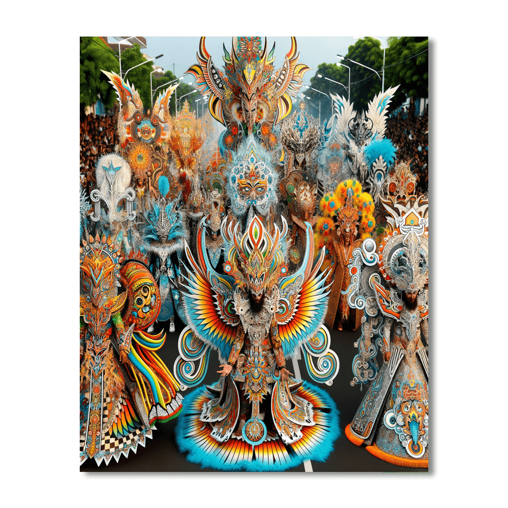 Jember Fashion Carnival - Indonesia Paint By Numbers