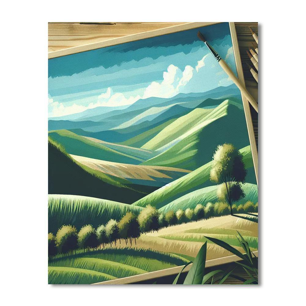 Quiet Countryside Retreat Paint By Numbers