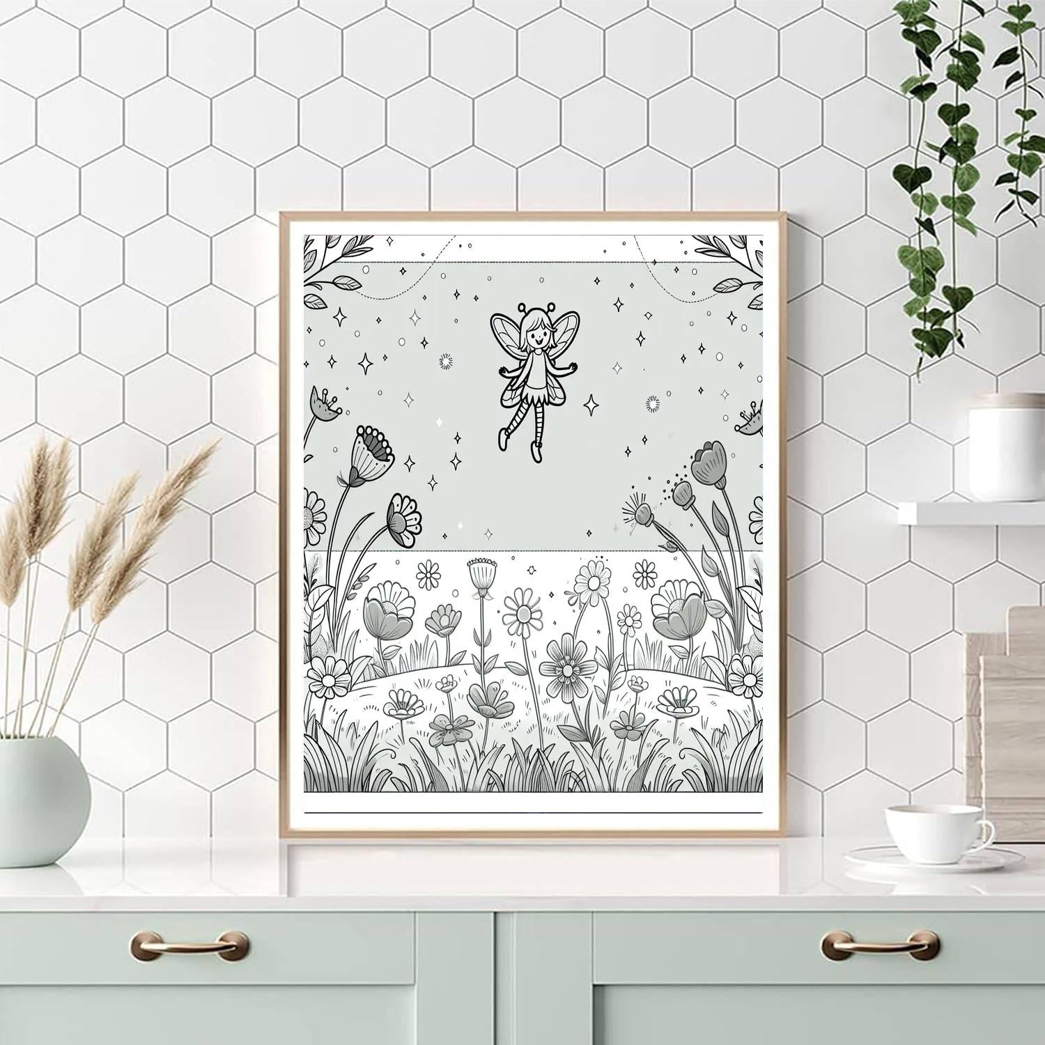 Mystic Meadow's Magic Paint By Numbers Art