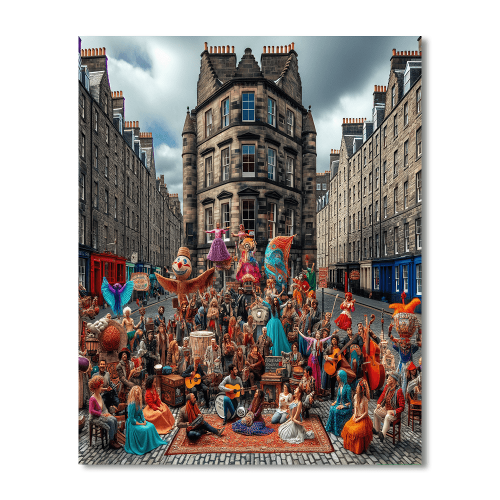 Edinburgh Festival Fringe - Edinburgh, Scotland Painting Number Kit