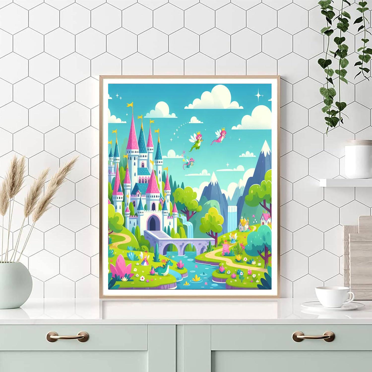 Magical Enchanted Land Paint By Numbers