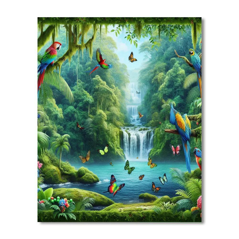 Rainforest Echoes Paint By Color