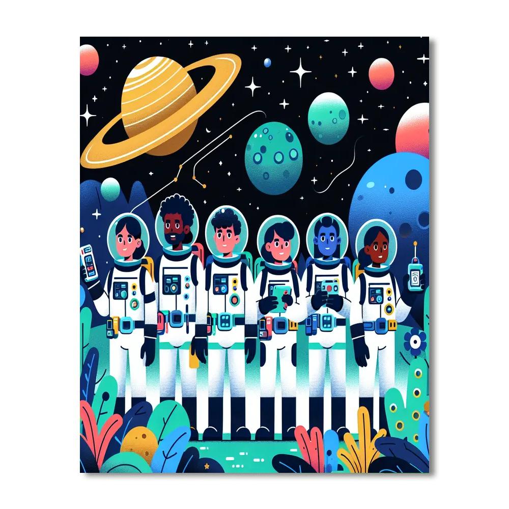 Space Rangers Exploration Paint By Number
