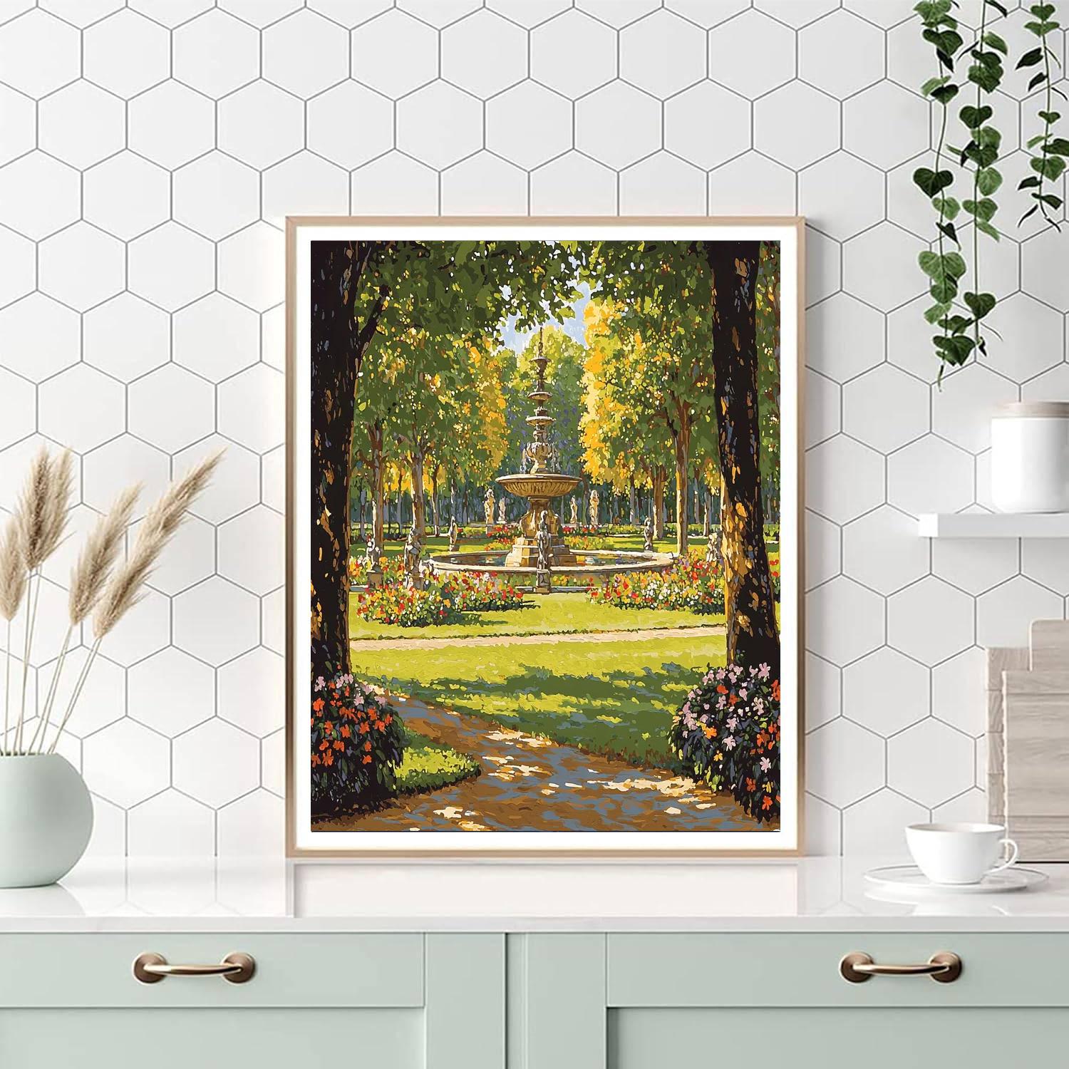 Jardins De Luxembourg - Paris Numbered Painting Kits