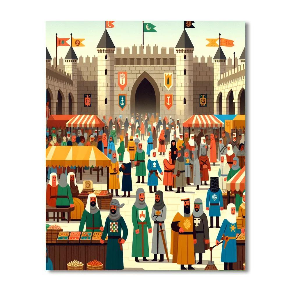 Charming Castle Life Paint By Number