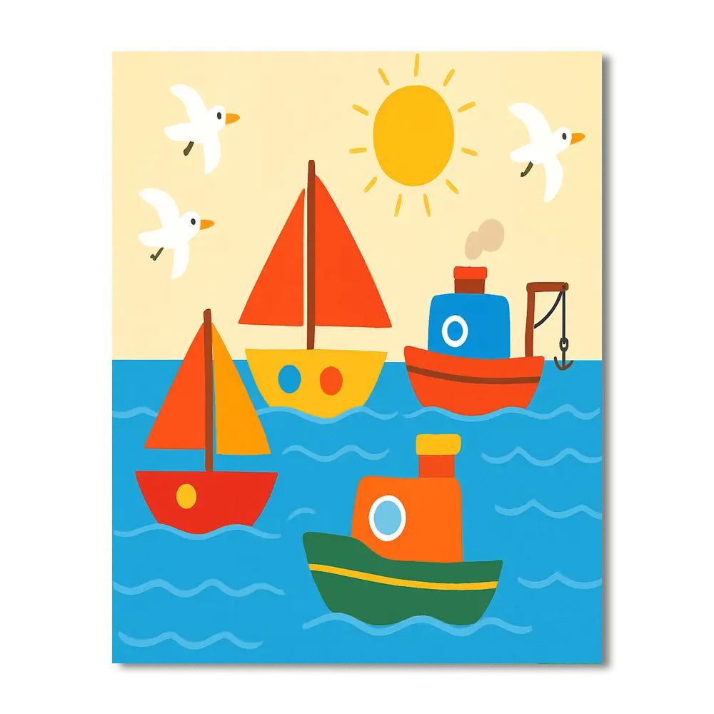 Sailing On The Ocean Paint By Numbers Kits