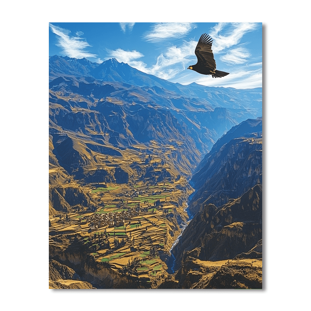 Colca Canyon - Peru Paint By Numbers Kits