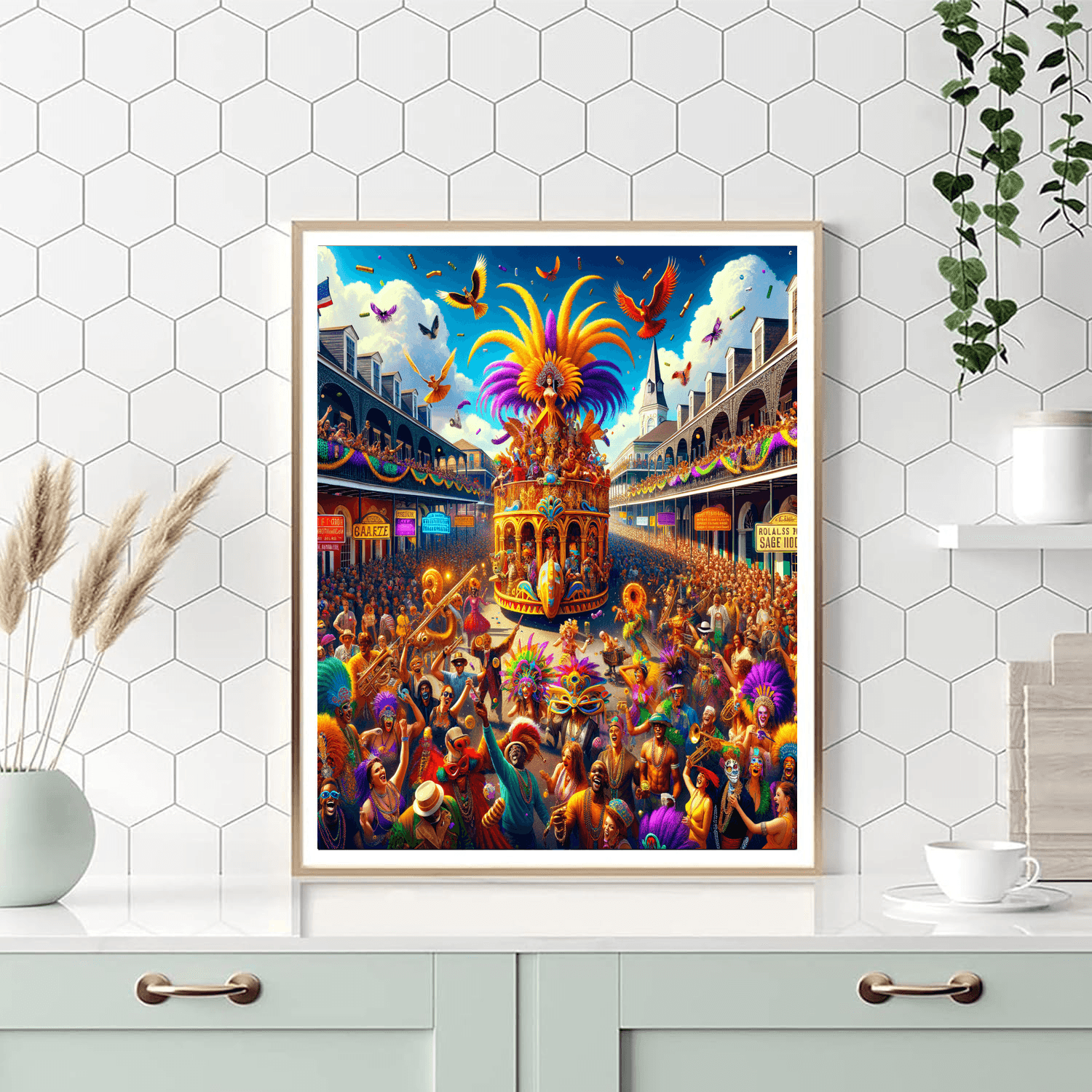 Mardi Gras - United States Paint By Number