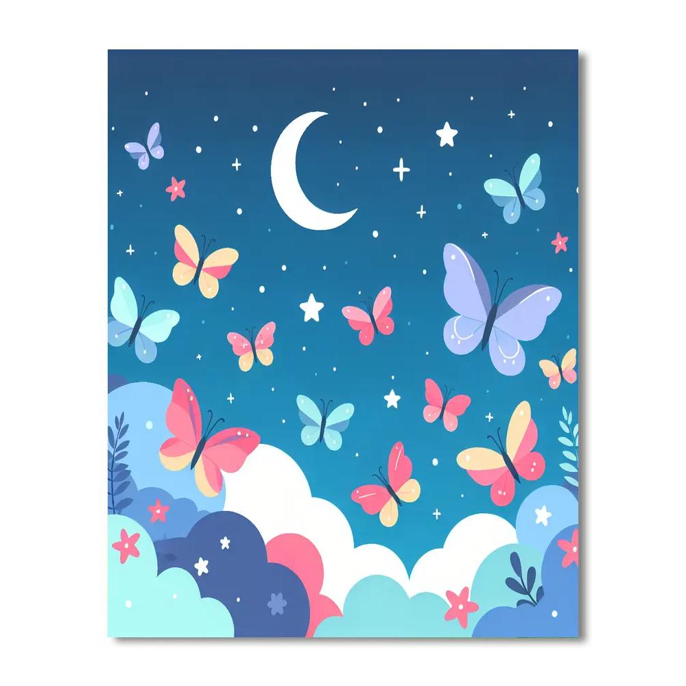 Butterfly Dreams Paint By Numbers Art