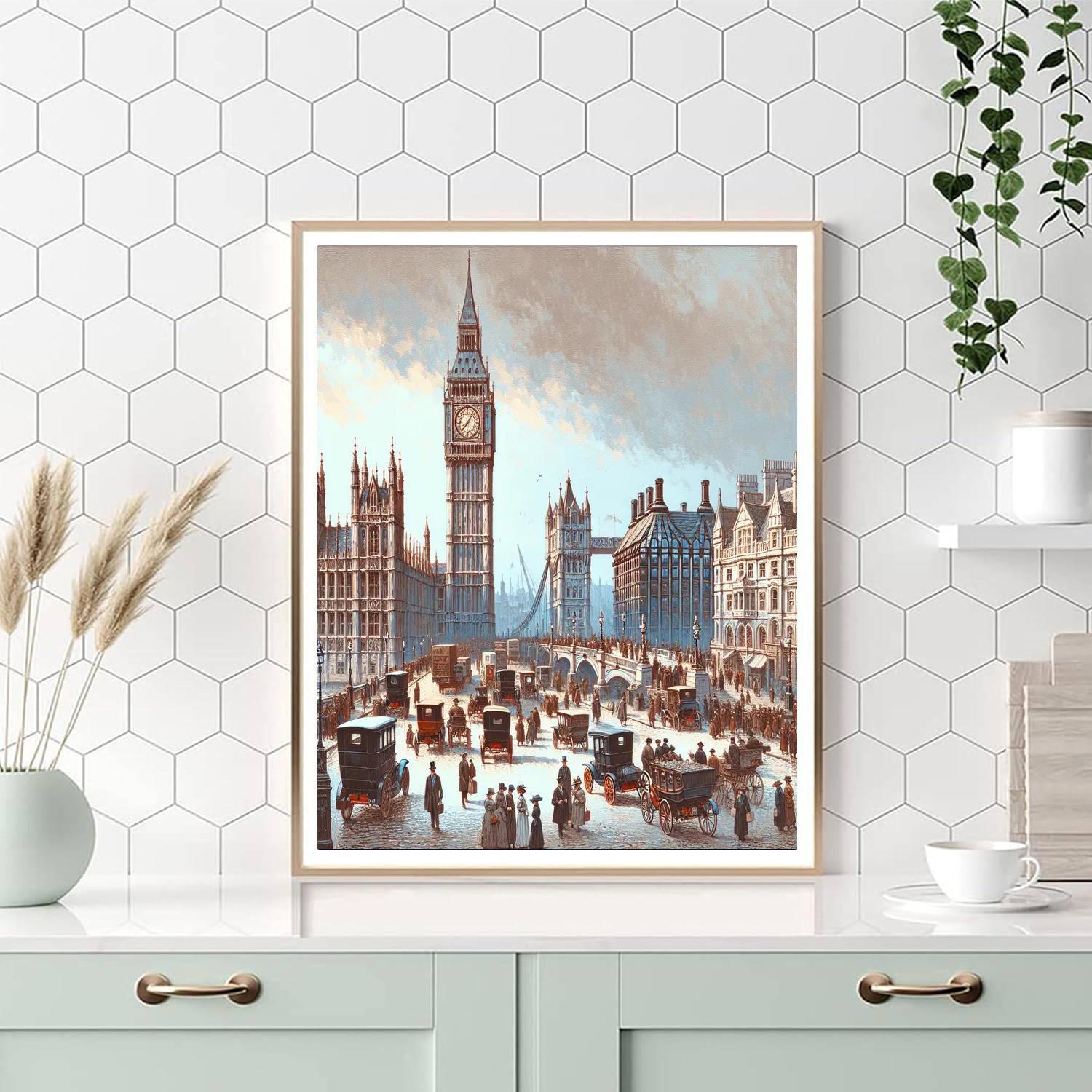 London's Historic Charm Paint By Numbers