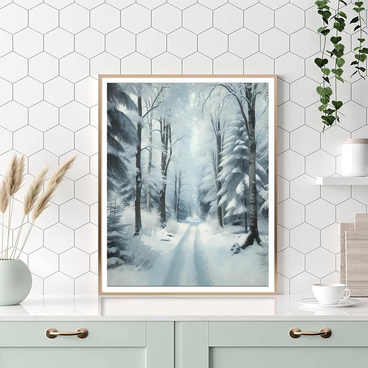 Winter Wonderland Stroll Paint By Numbers