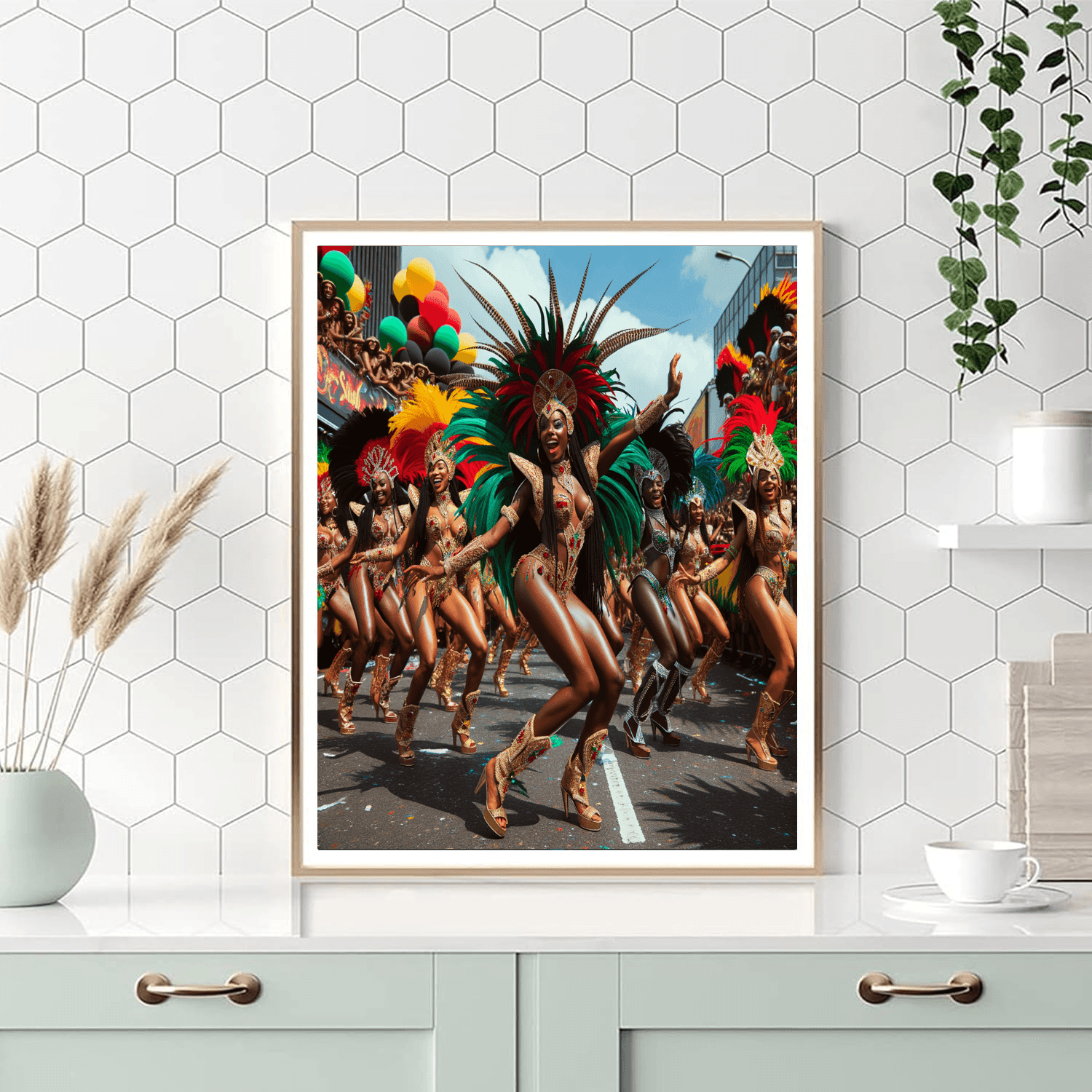 Kingston Carnival - Jamaica Paint By Number