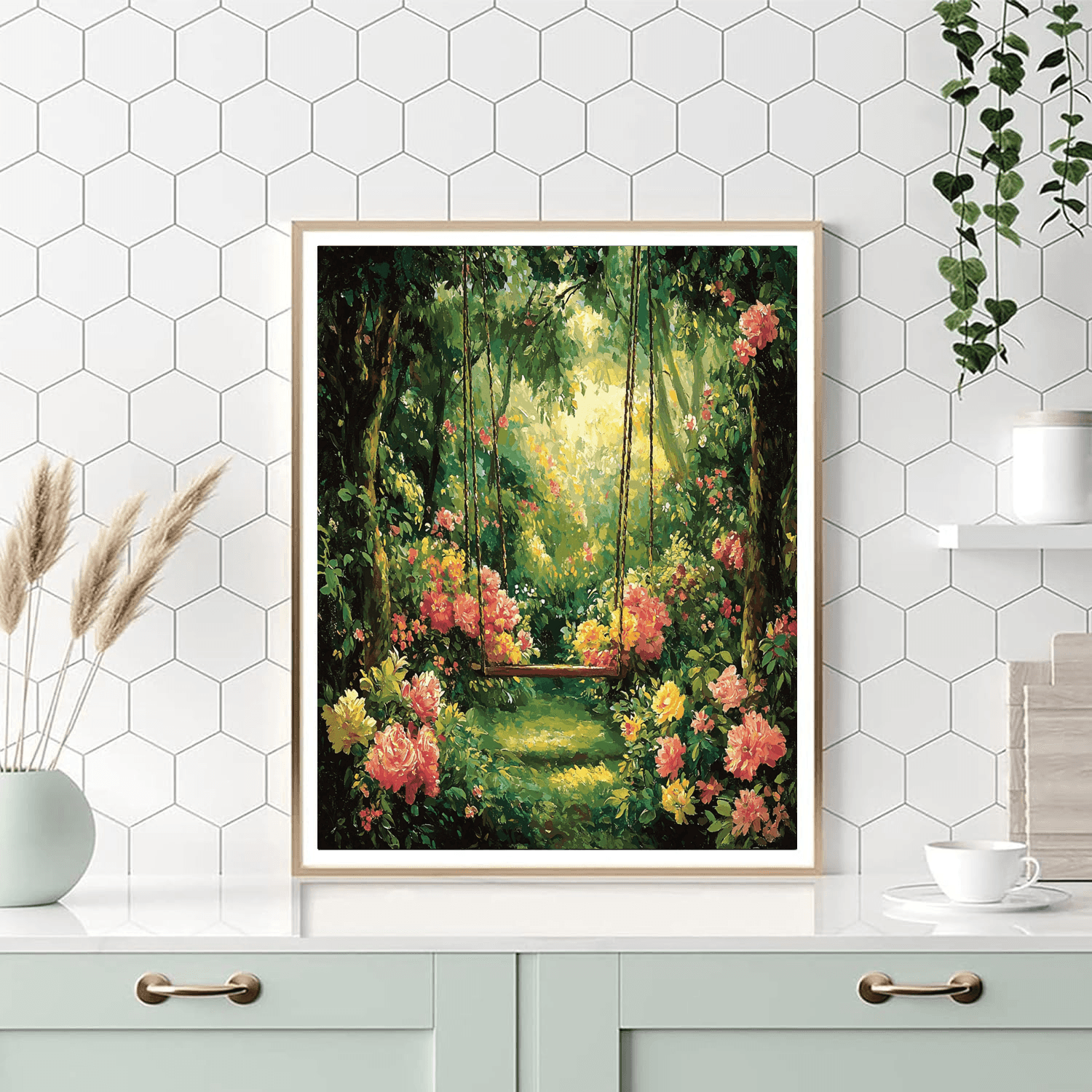 Pierre-Auguste Renoir Inspired Garden Impressions  Paint By Numbers