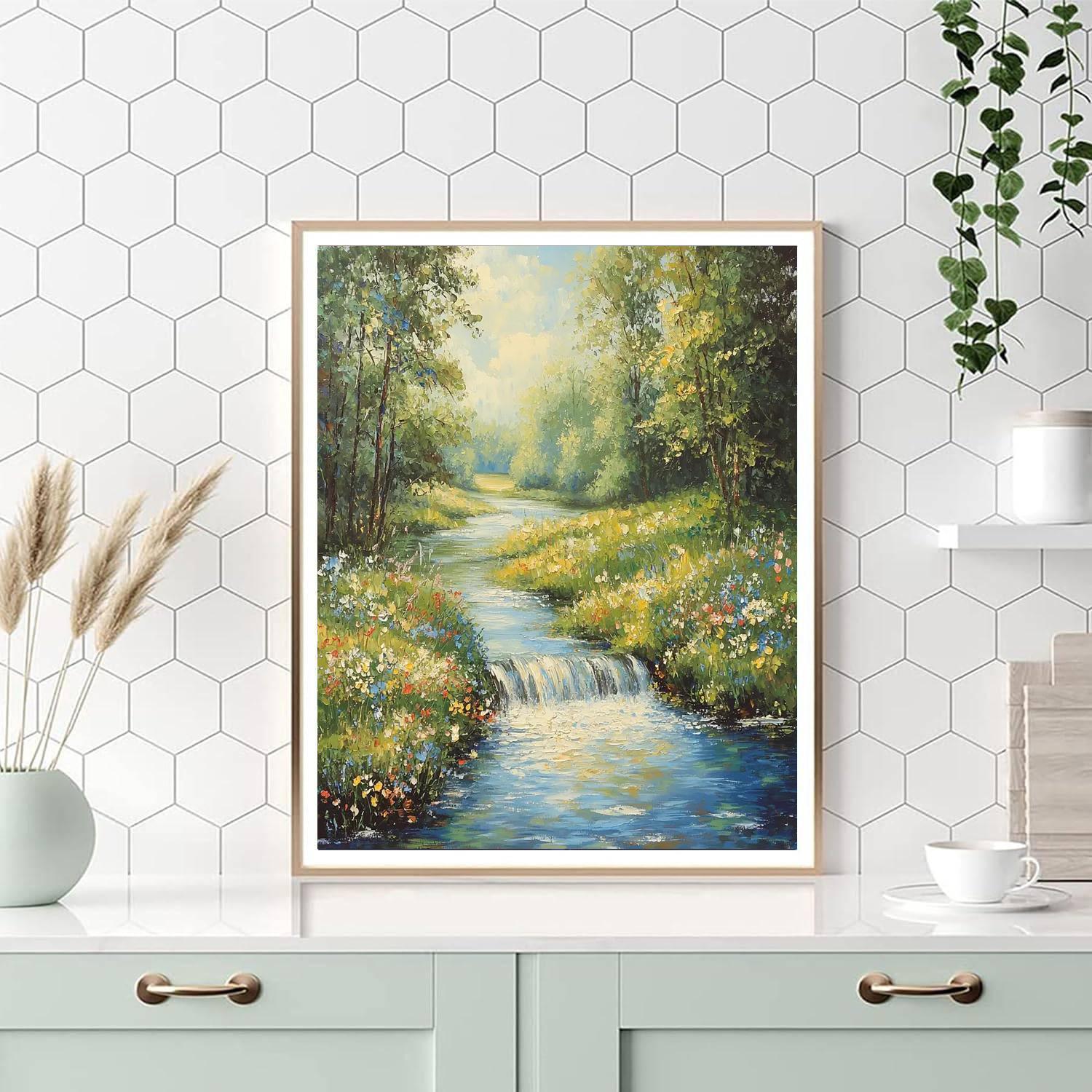 John Constable Inspired Rivers Of Time  Painting By Numbers Kit