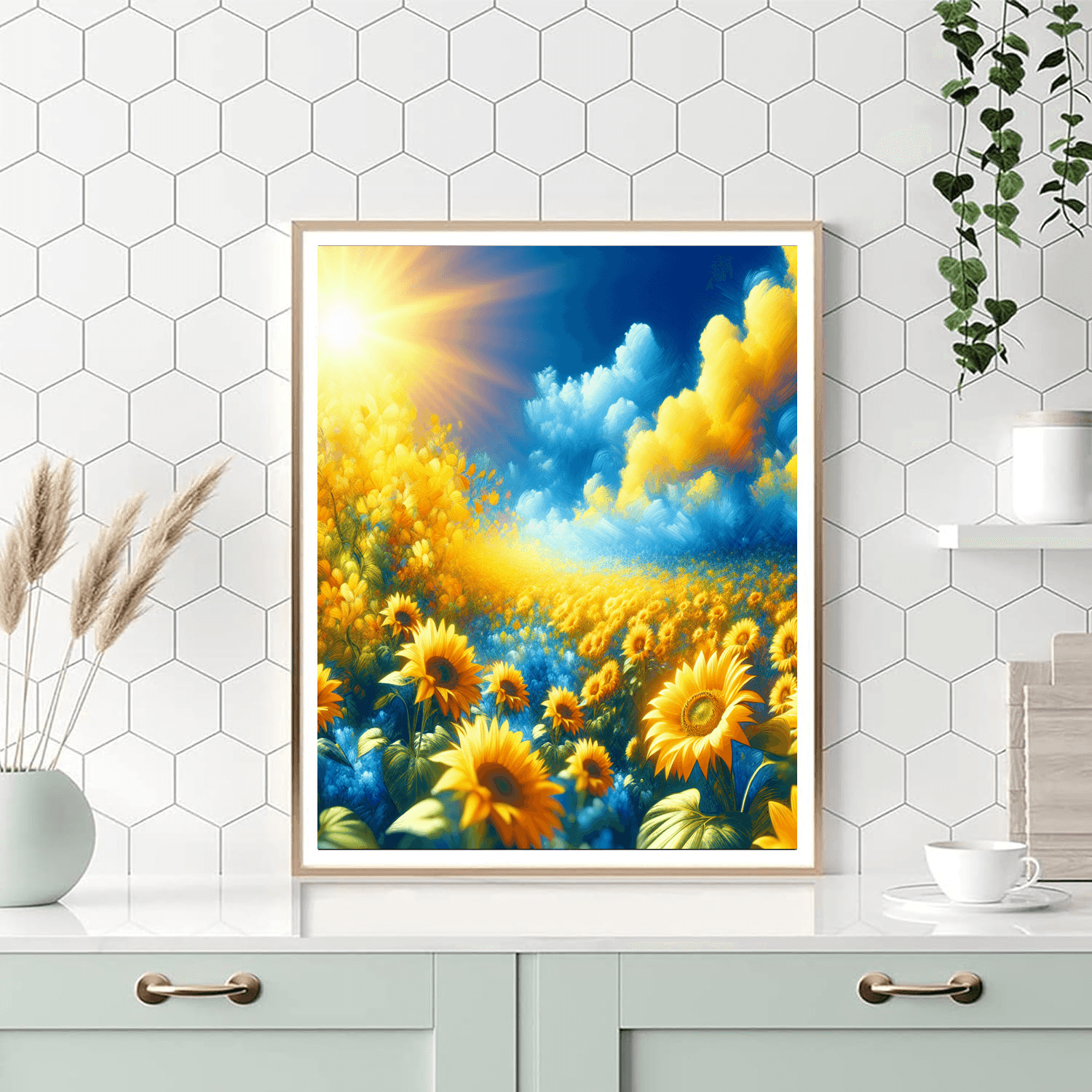 Sunflower's Joy Painting By Numbers Kit