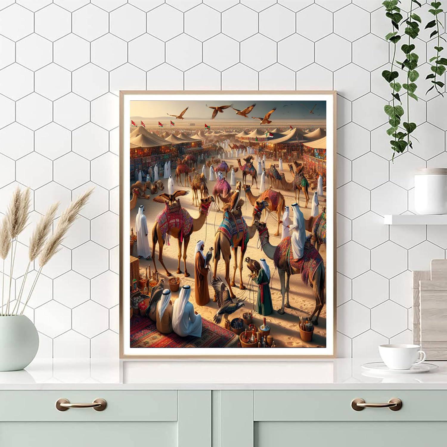 Al Dhafra Festival - Abu Dhabi Number Painting