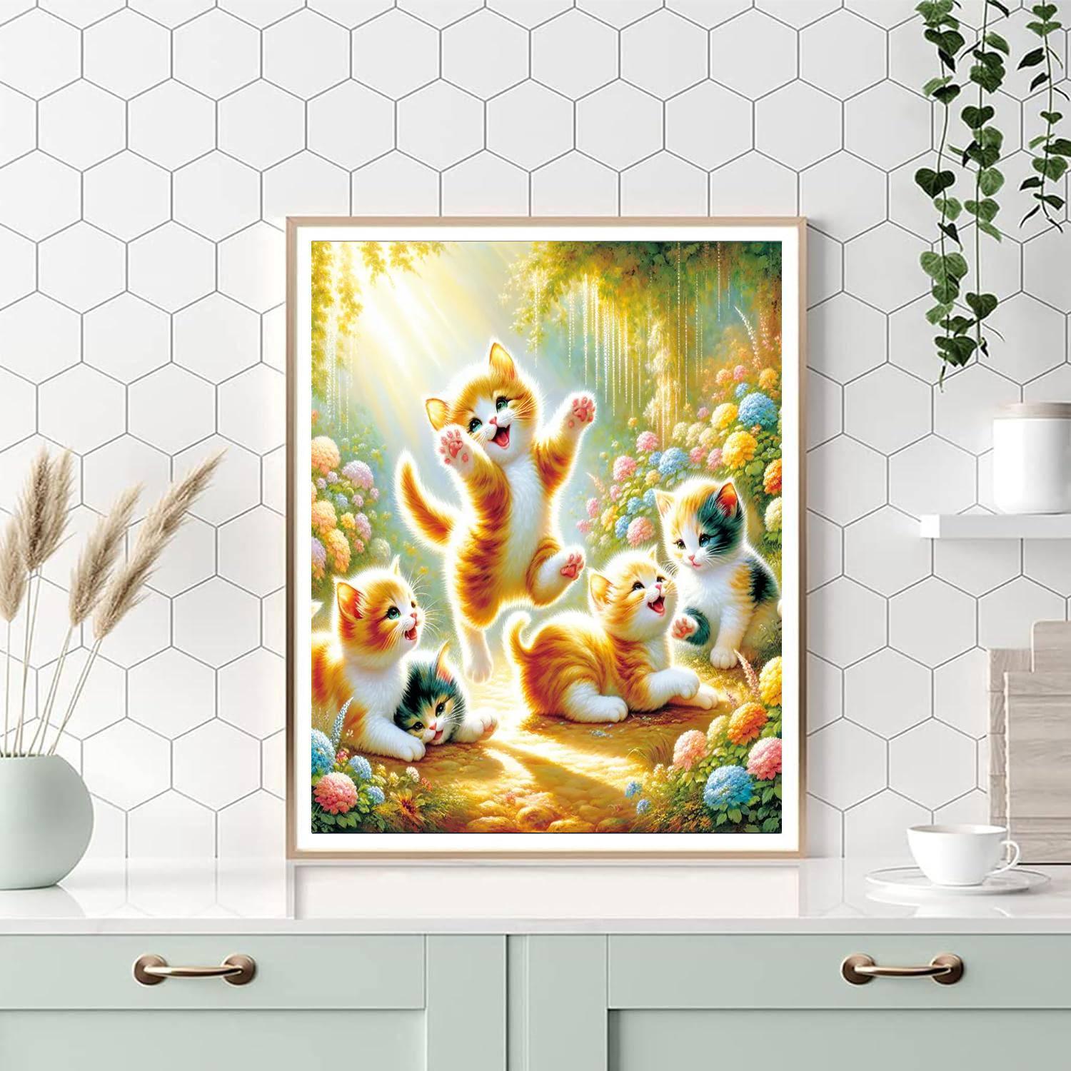 Cuddle Time With Kittens Paint By Color