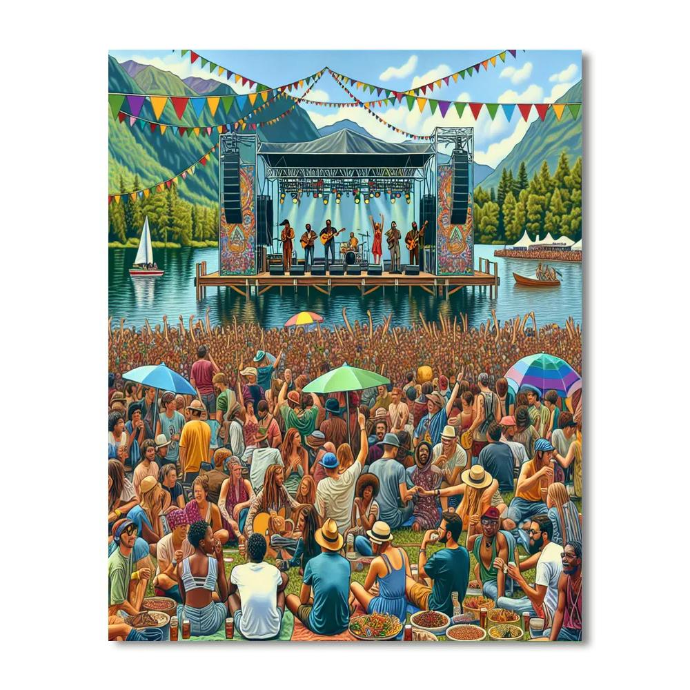 Summerfest - United States Paint By Color