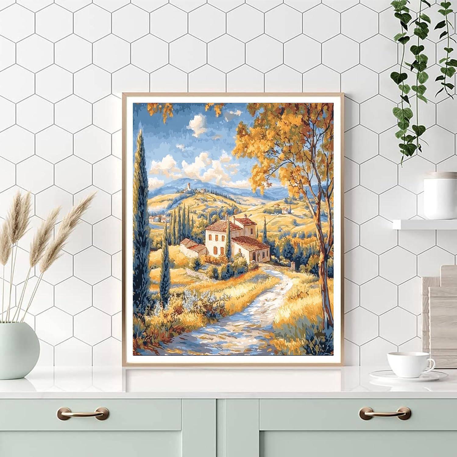Sandro Botticelli Inspired Botticelli's Harmonious Vista  DIY Paint By Numbers