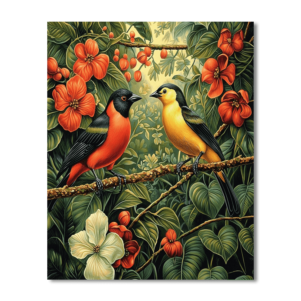 John James Audubon Inspired Into The Wild  Numbered Painting Kits