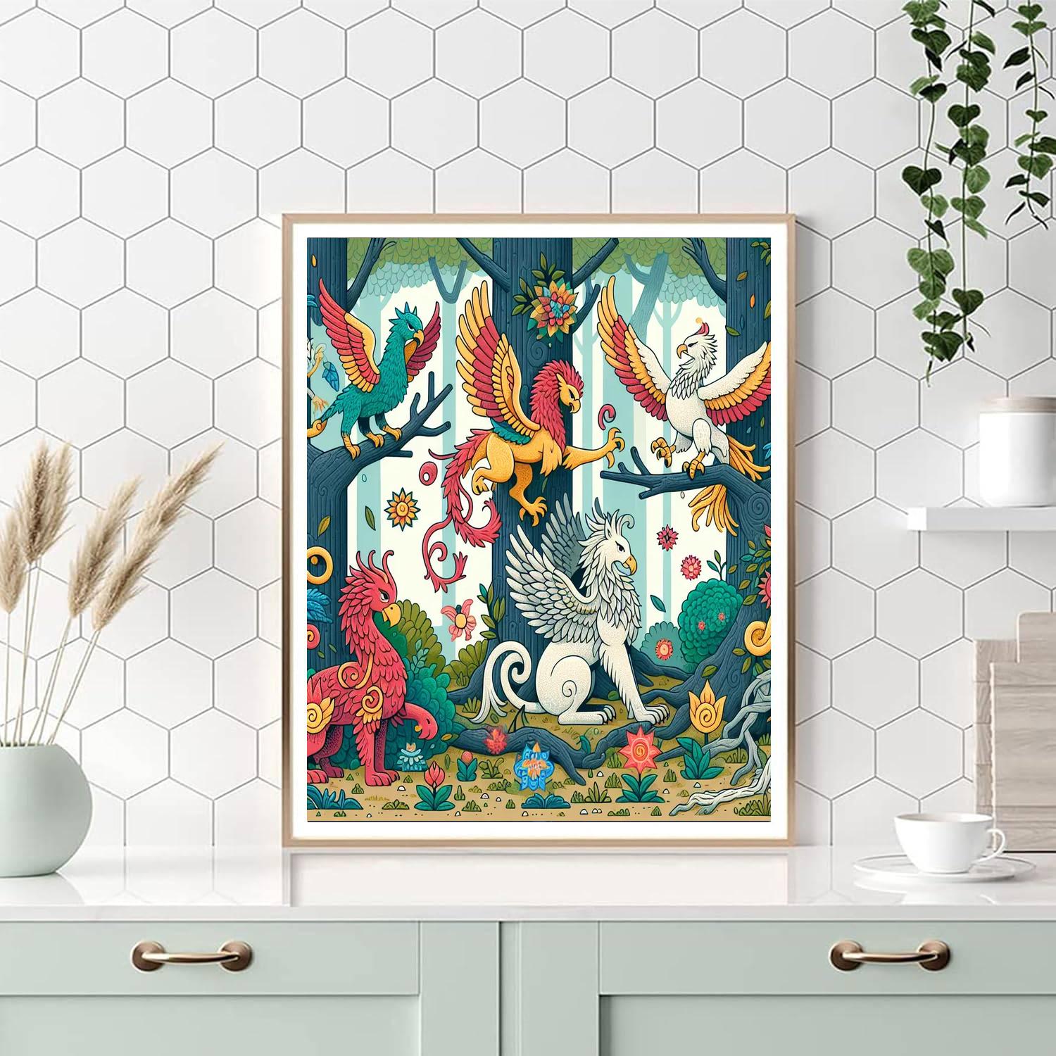 Mythical Missions Number Painting